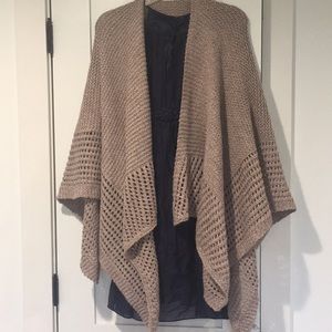 Crocheted lilac wrap